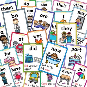 Sight Word Sentence Posters | Fry's First 100 Sight Words | Classroom ...
