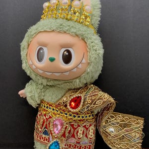 ラブブドレス ラブブ　Labubu ラブブドレス着　ラブブスーツ着　着せ替え服　6点セット