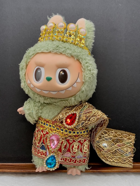 Thailand Ethnic Doll outfit for 17cm labubu dress, 20cm BJD dolls style, Handmade Asian fashion Royal Family clothing(Not including doll）