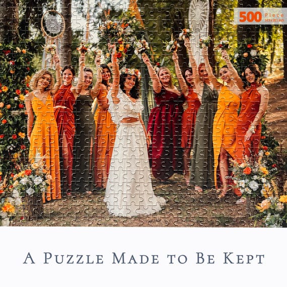 Custom Photo Puzzle | 500 Piece Personalized Jigsaw Puzzle | Upload Your Photo | Bestselling Keepsake Gift