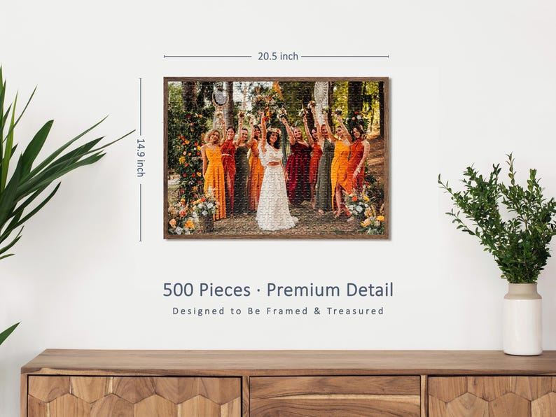 Puzzle photo personnalisé | Puzzle personnalisé de 500 pièces | Téléchargez votre photo | Cadeau souvenir le plus vendu image 2