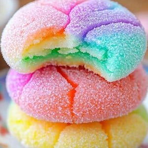 Jello Sugar Cookies Recipe PDF – Soft & Chewy Colorful Cookies – Instant Digital Download