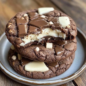 Brownie Sundae Cookie Recipe | Gourmet Cookie Recipes | Big Gourmet Cookie Recipes | Dessert Recipes | Specialty Cookie Recipes | Desserts