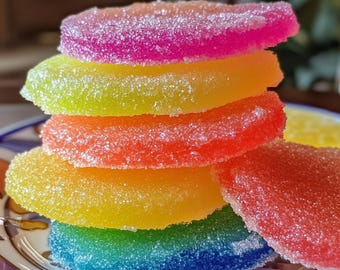 Soft & Chewy Jello Sugar Cookies Recipe – Colorful and Fun Treats | Digital Download