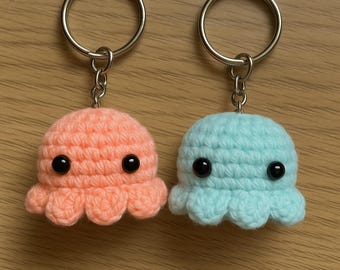 Crochet Octopus Keychain Pattern: Amigurumi Sea Animal (PDF Download)