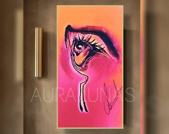 Abstract Psychedelic Portal Art Print: Visionary Spiritual Wall Decor (PDF Download