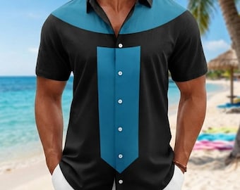 Invincible Costume Hawaiian Shirt, Mark Grayson Comic Cosplay Button Shirt, Superhero Beach Top, Halloween Invincible Movie Shirt For Him