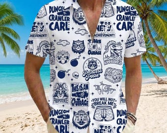 Dungeon Crawler Carl Knopf Shirt, Prinzessin Donut und Mongo Sommer Shirt, Dungeon Crawler Carl Shirt, Geeky Katzenliebhaber, Bookish Merch