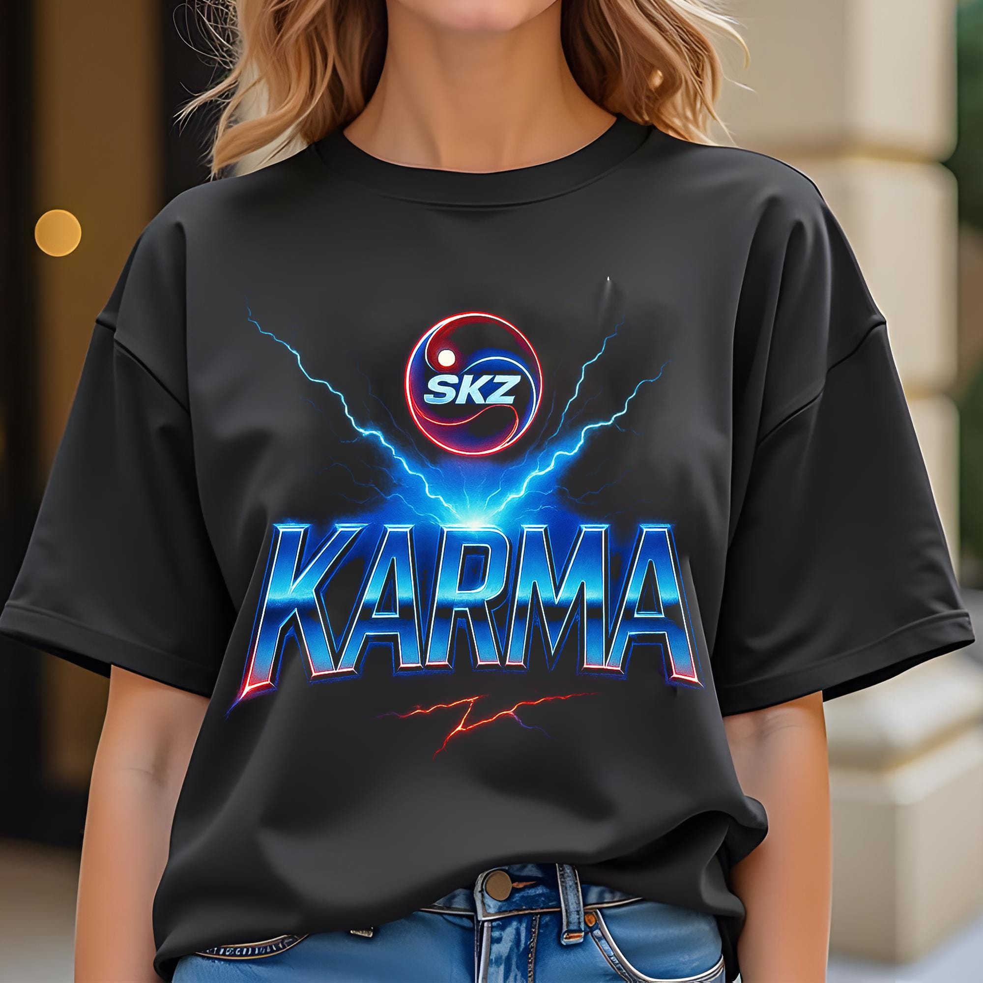 Retro Stray Kids Karma Shirt, Stray Kids Domiate World Tour 2025