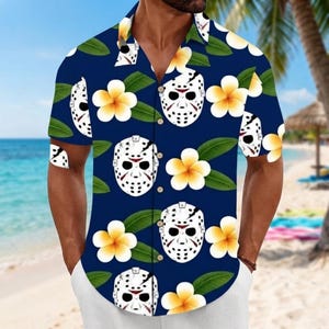 Jason Voorhees Hawaiian Shirt - Etsy