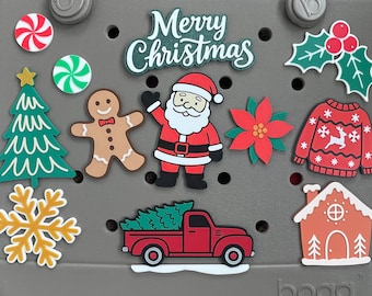 Christmas Bogg Bag Charms | Holiday Bag Decorations