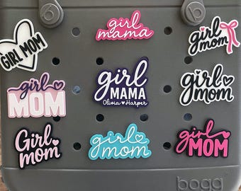 Girl Mom Bogg Bag Charm | 3D Printed Bag Accessories