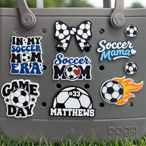 Custom Bag Charm Soccer