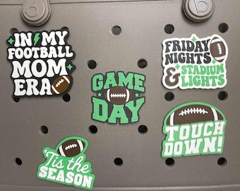3D Printed Football Bogg Bag Charm: Game Day Stadium Style