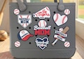 Baseball Mom Bogg Bag Charms - Custom Baseball Charm, Bat, Grandma | 3D Printed PLA