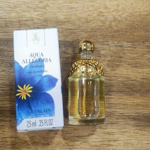 Miniature perfume Aqua allegoria gentiana EDT Guerlain