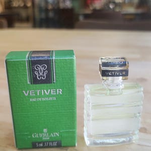 Guerlain VETIVER perfume miniature