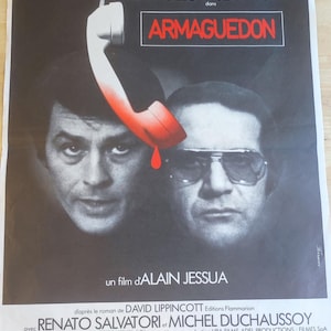 Armageddon movie poster with Delon 40 x 60 cm
