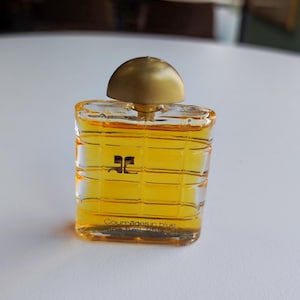 Courrèges perfume miniature in blue