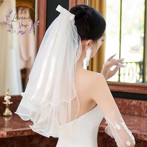 Bridal Pearl Veil – Wedding Hair Accessory, Gift for Bride, Bridesmaid Proposal, Engagement Veil, Bridal Shower Gift for Her, Wedding veil.