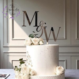 Personalized Wood & Acrylic Cake Topper: Custom Birthday, Wedding Decor
