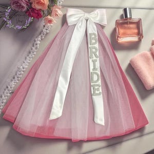 Bride to Be Pearl Veil: Bachelorette Party Hair Accessory