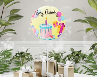 Happy Birthday Balloon – Mylar Party Decoration (11-inch)