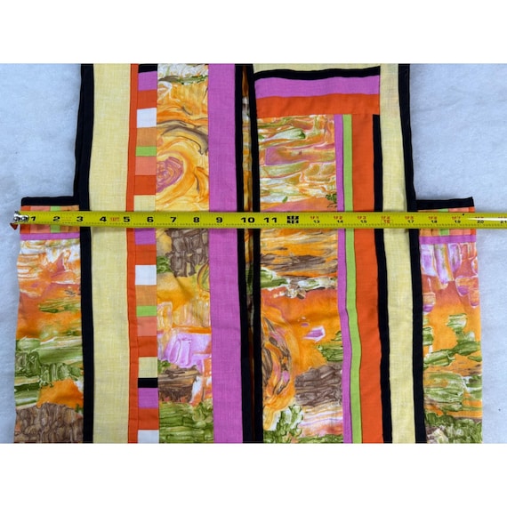 Reversible Patchwork Vest | 80s Wearable Art Jack… - image 8