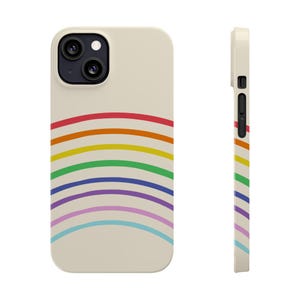 RAINBOW Phone Case, Colorful Phone Cover, Pride, LGBTQ, Fun Phone Cover, Pride, Fits all iPhone 16, 15, 14, 13, 12 Pro, X, XS, iPhone 7