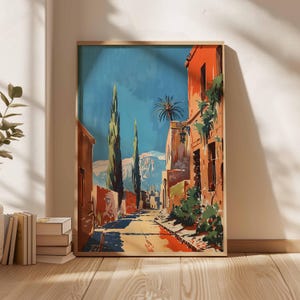 Syria Digital Print, Middle Eastern Wall Art, Syrian Landscape Poster, Cultural Printable Art, Damascus Decor, Historic City Scene