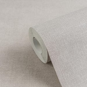 Modern beige textured plain wallpaper 3d metallic bedroom kitchen neutral wall covering