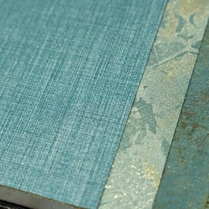 Textured Teal Wallpaper Linen Wallpaper Modern Linen Vinyl wallpaper Navy wallpaper