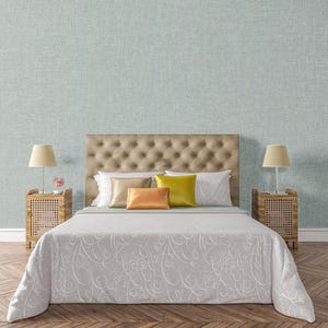 Modern textured dusty blue wallpaper rustic navy muted teal linen Plain wallpaper Contemporary faux Concrete plaster