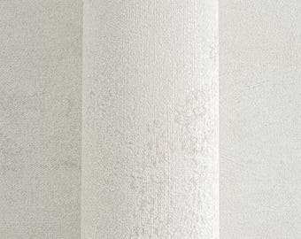 Modern concrete faux plaster textured wallpaper vinyl neutral plain bedroom wallpaper