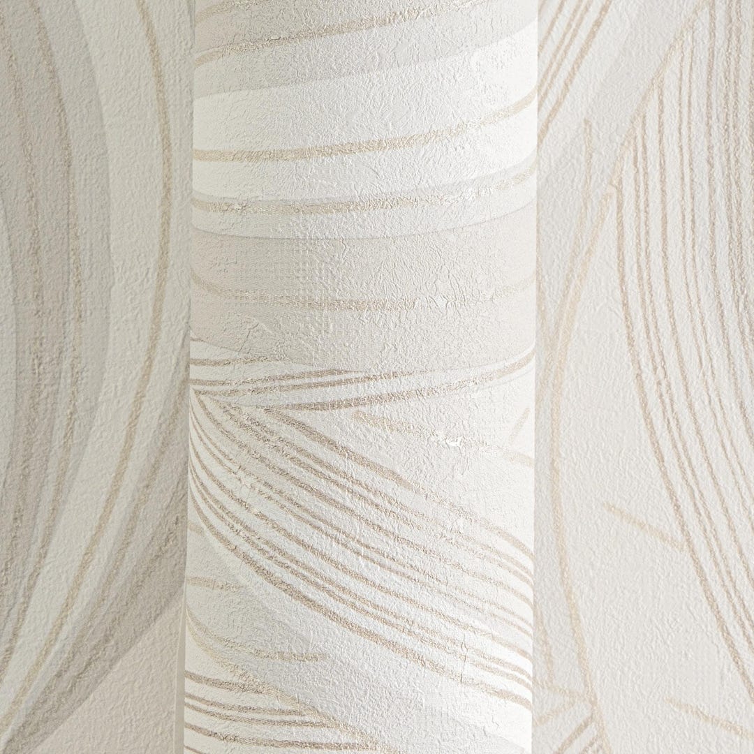 Modern Botanical Tropical Wallpaper Textured Embossed Jungle Abstract ...