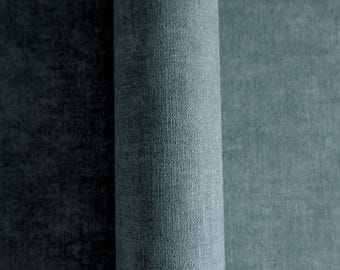 Modern blue textured linen wallpaper fabric plain elegant 3d vinyl wallpaper