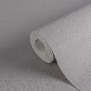 Gray plain textured metallic wallpaper modern 3d vinyl bathroom kitchen bedroom boho embossed wallpaper