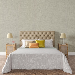 Modern textured greige beige wallpaper rustic navy beige linen Plain wallpaper Contemporary faux Concrete plaster