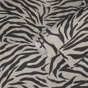 Zebra wildlife exotic black and white wallpaper 3d metallic vinyl bedroom wallpaper