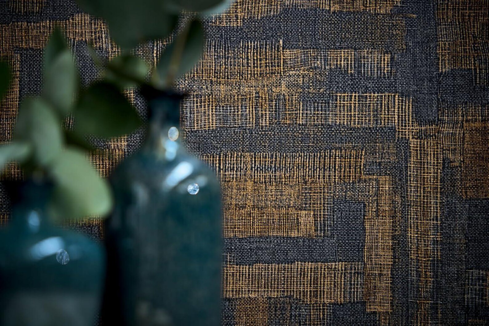 Picture Idea: Modern Bold Brown Textured Geometric Wallpaper 3D Vinyl Luxury Rustic