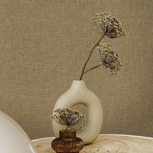 Modern Wallpaper rustic navy brown Plain Textured wallpaper Contemporary faux Concrete plaster