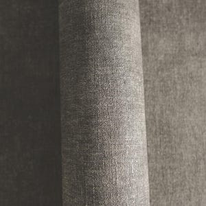 Modern plain rustic dark black textured wallpaper 3d rustic linen boho bedroom wallpaper