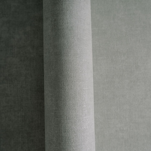 Modern rustic linen dark gray metallic textured wallpaper plain elegant 3d vinyl wallpaper
