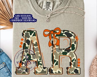 Arkansas Camo PNG, AR State Camouflage (Digital Download)