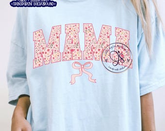 Flores de mamá PNG, diseño floral universitario (descarga digital)