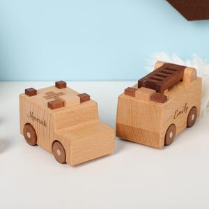 First Birthday Gift For Baby Boy and Baby Girl, Wooden Cars Toys, Baptism Gifts, Sensory Toys For Toddlers, Baby Boy Gift, Gift For Kids