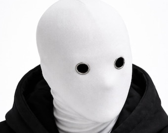 Full-Face Minimalist Mask – Seamless Balaclava for Photoshoots, Performance & Creative Projects