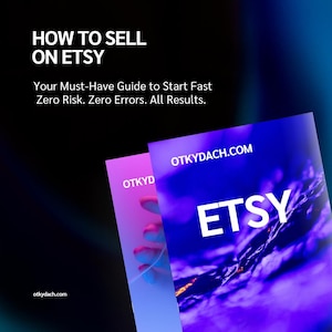 Sell on Etsy Beginner Guide PDF — Open a Store, Start Fast, SEO, Listings, Sales Tips & Marketing for Etsy Success