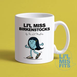 Caneca Birkenstock inovadora, caneca de sapato engraçada, caneca/copo "Eu amo Birks", melhor caneca para amigos, presente para fãs da Birkenstocks