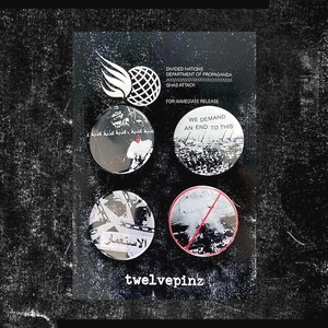 Ghas Attack Pin Button Packs – 32mm Artist Series Collaboration (4 Pcs)